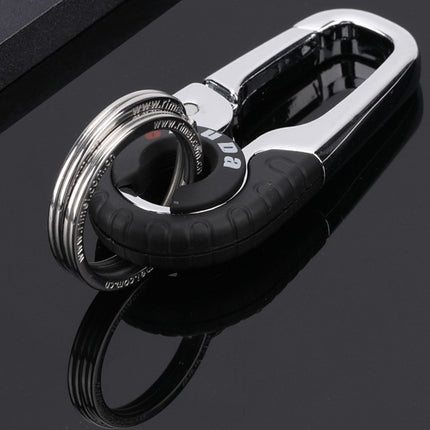 Mans Effenkleurige Metaal Motorsleutelhanger Om Aan Die Belt Te Hang