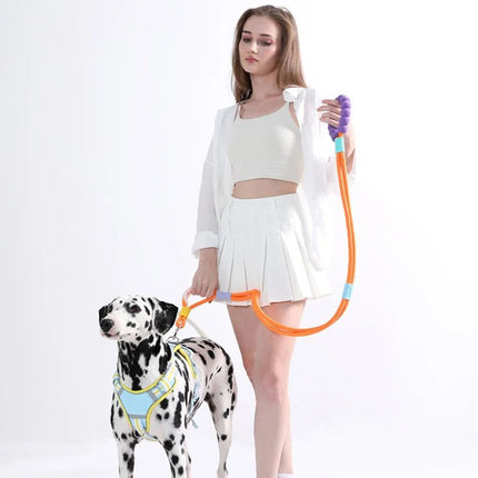 Versatile Pet Traction Leashes With A Comfortable Foam Handle Traction Rope For Dogs Anti Slip Traction Rope