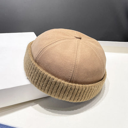 Autumn And Winter Deerskin Velvet Beret Melon Skin Hat