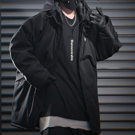 New Dark Armor Shell Jacket Cotton-padded Jacket For Men