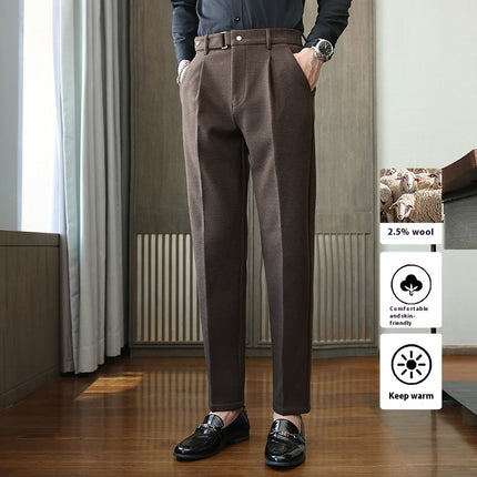 Suit Pants New Men's Thickened Casual Suit Pants
