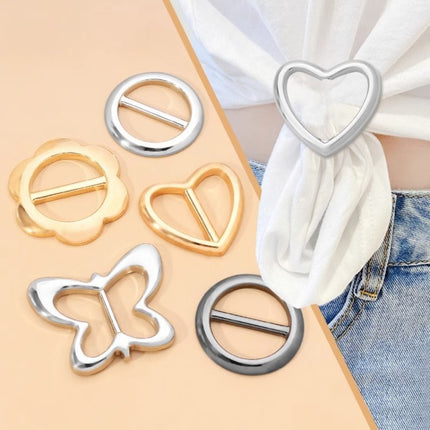 Fashion Simple Multifunctional Scarf Buckle Brooch