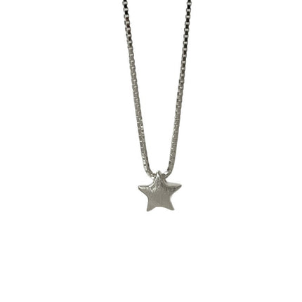 S925 Sterling Silwer Geborselde Ster Halssnoer Vir Vroue