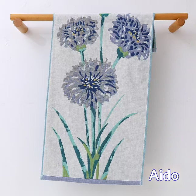 Handdoek Met Vier Lae Suiwer Katoengaas Sag En Absorberend