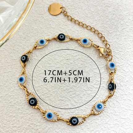 Devil Eye Gepersonaliseerde Modieuse Alles-Pas Armband