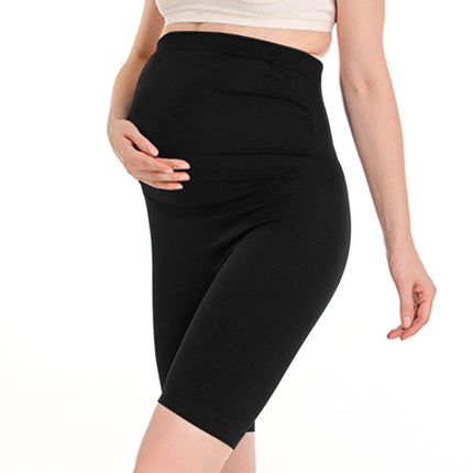 Knitted High Elastic Belly Contracting Hip Lifting Pregnant Women Shaping Pants