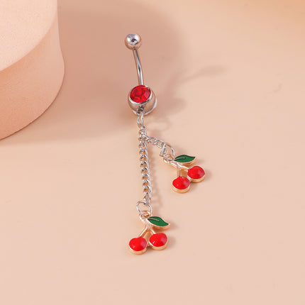 Kersie Naeltjie Piercing Spotprent Persoonlikheid Oulik En Elegant