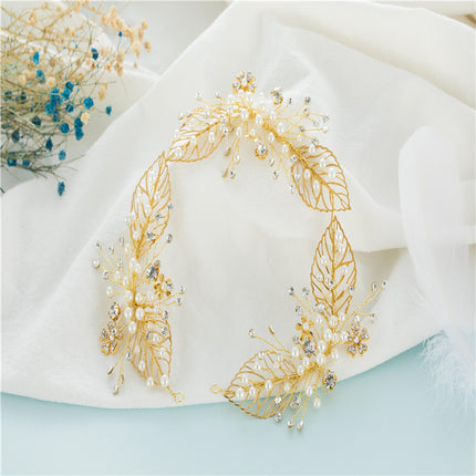 Handmade Headband Bridal Alloy Tiara With Diamonds
