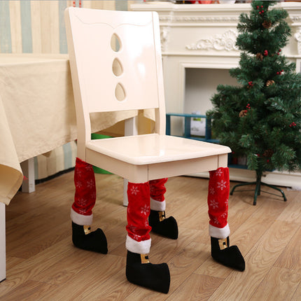 Elastic Elves Chair Legs Feet Cover Non-slip Chair Foot Cover Ornament Decoration