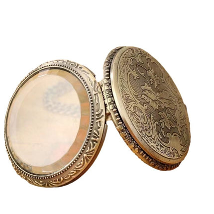 Embossed Lace British Style Pocket Watch