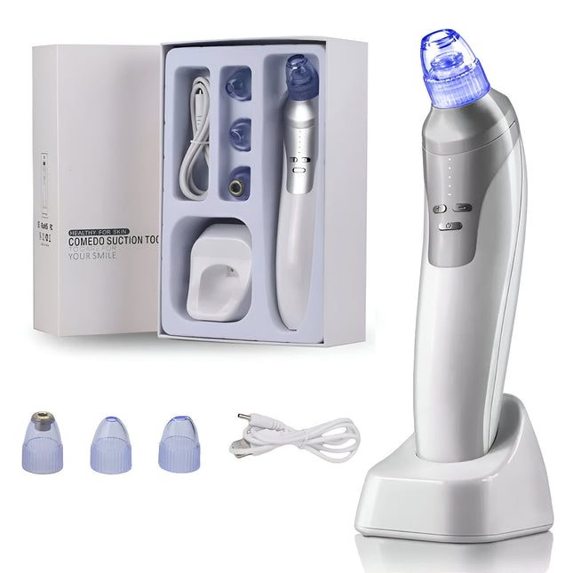 Swartkop-suiginstrument, Elektriese swartkop-suigapparaat, Swartkopverwyderingsinstrument, Skoonheidsinstrument vir tuisgebruik om swartkoppies en aknee te suig