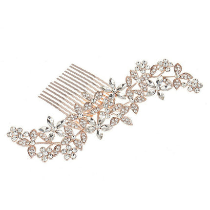 Bridal Jewelry Wedding Hair Clip With Drill