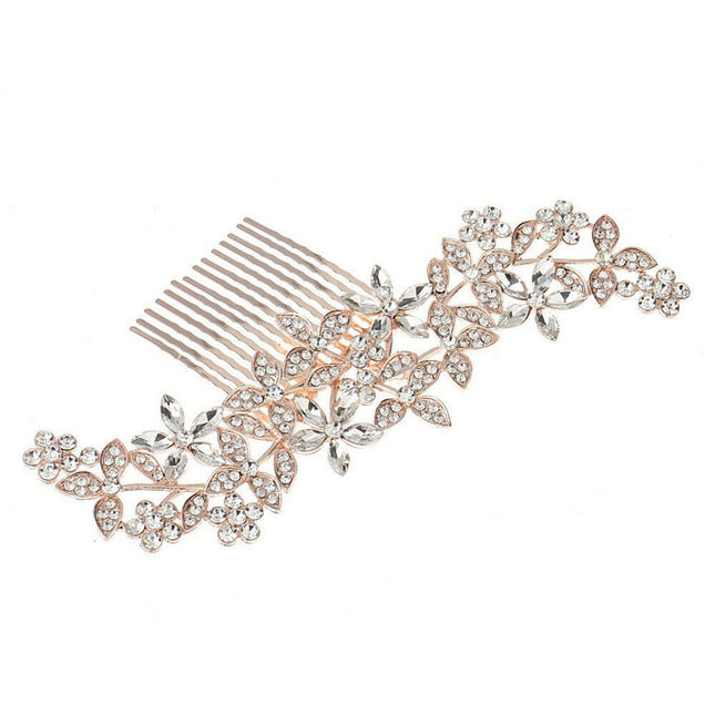 Bridal Jewelry Wedding Hair Clip With Drill