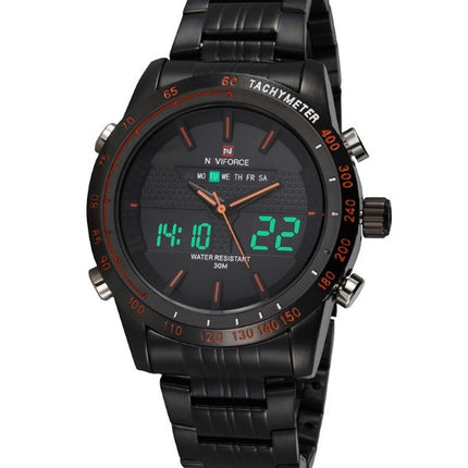 Waterproof Electronic Watch, Sports Men's Watch, Steel Band Men's Watch