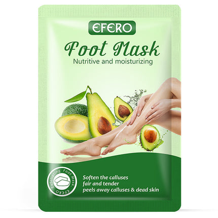 bleek- en bevogtigende voetmasker