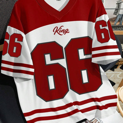 Round Neck Machine Washable Men's Chicago No 23 3D Printed T-shirt