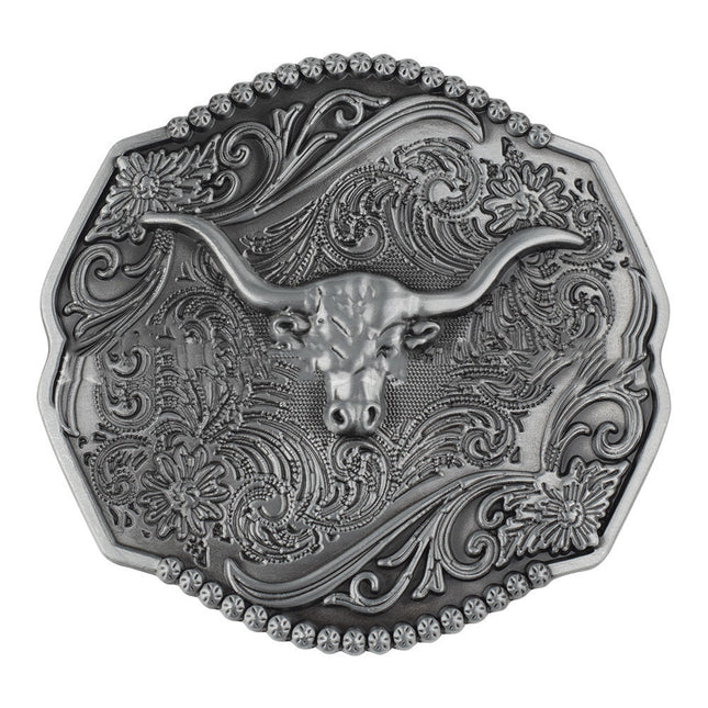 Large Retro Long-angle Cowhide Suitable Suitable For Smooth Buckle