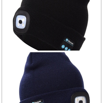 Bluetooth LED Hat Wireless Smart Headset Headphone