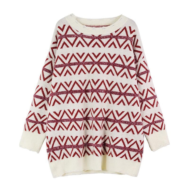 Pullover skirt women's long-sleeved sweater