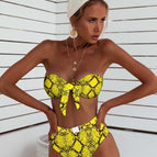 Yellow snake pattern / L
