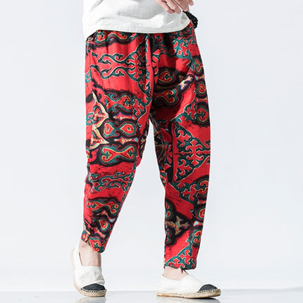 Chinese Style Small Foot Lantern Nine Pants