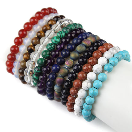 Rooi Oniks Tieroog Steen Paartjie Armband