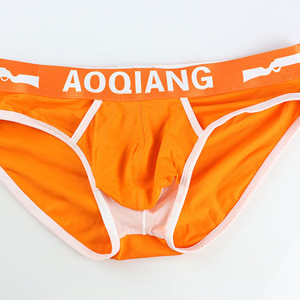 Men's Underwear Aoguan Men's Sexy Capsule Breathable Cotton Briefs 39
