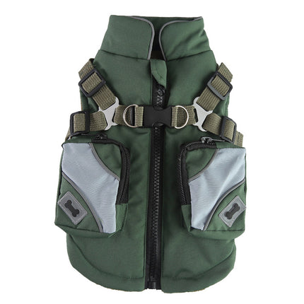 Pet Supplies Chest Back Zipper