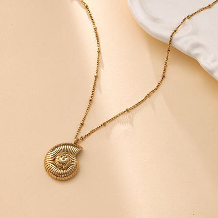 Beach Ocean Instagram-Style Conch Necklace