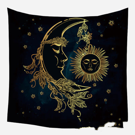 European medieval decorative hanging cloth