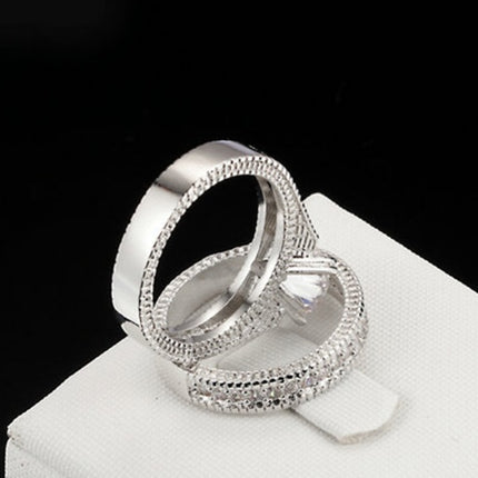 Warm Europese en Amerikaanse verloofringe diamantstelle ringjuweliersware
