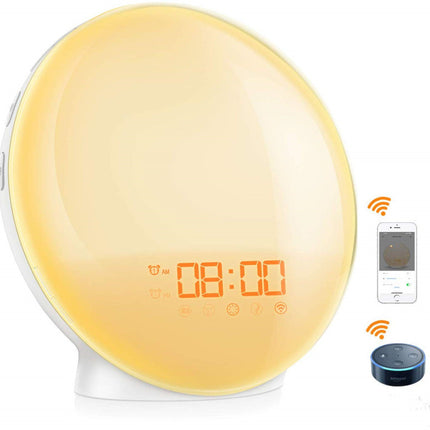 Simulation Nature Sounds Sleeping Light Alarm Clock