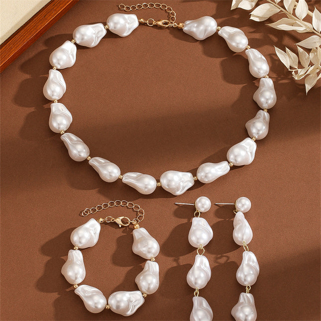 Baroque Fashion Versatile Irregular Niche Minimalist Collarbone Chain