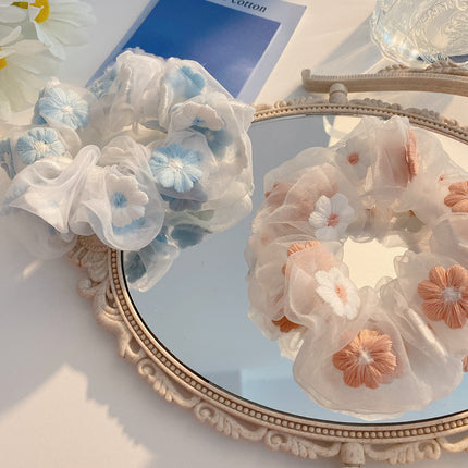 Blomstrik-haarband Organza-kopband Meisies se haarbykomstighede