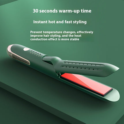 Haar Kruller En Styler Dubbeldoel Haarstryker Reguit Wit Wind Plastiek Krulhare