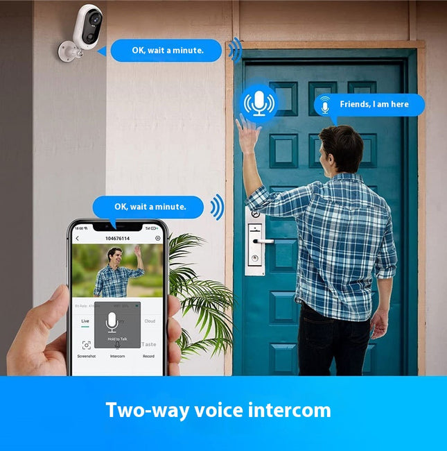 Graffiti Plug-in-free Smart Battery Camera