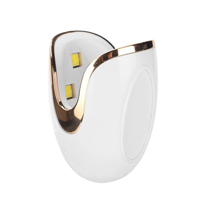 Enkelvinger 6W Huishoudelike Draagbare Nie Swart Hand LED Klein Mini Fototerapie Masjien Warm Lamp