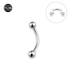 Dubbelbal / 1.2x10x3mm
