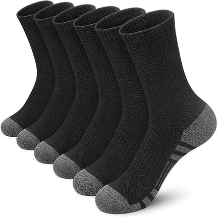 Men's Mid-calf Length Sock Solid Color Breathable Sweat Absorbing Deodorant