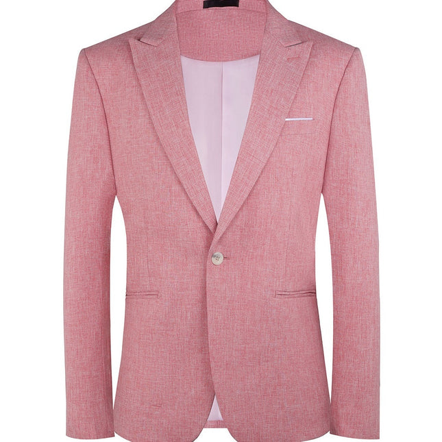 Spring And Summer Casual Men's Western Style Fresh Youthful And Age Reducing Suit