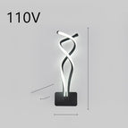 Rich black 110V / White light