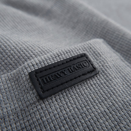 Knitted Long-staple Cotton Yarn Waffle Sweatpants