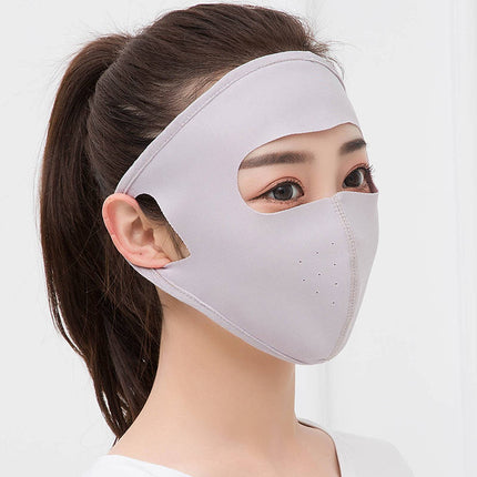 Somer ys sy asemende masker vroulike sonskerm volgesigmasker