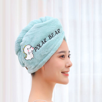 Home Daily Simple Embroidered Hair Drying
