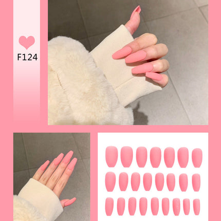 Nail Art Scrub Ballet Fake Nails