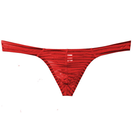 Men's T-shaped Underwear Breathable Low Waist U Convex T-shaped Panties