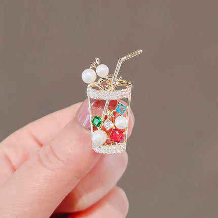 Small Bow  High-end Corset Sewing Free Shirt Anti-exposure Button