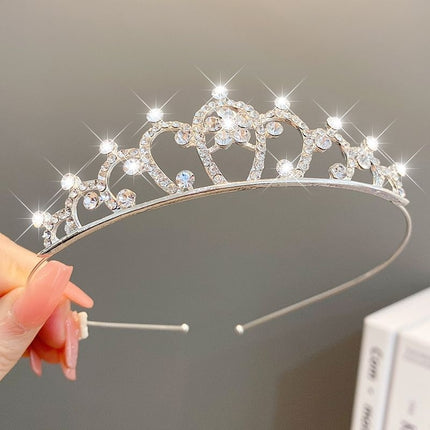 Children's Children's Crown Headdress Girls Princess Crown Hair Clip