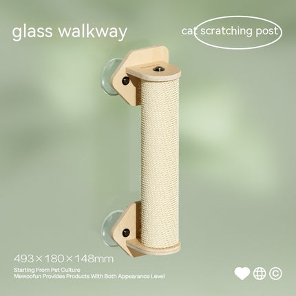 Cat Scratch Trees Non-covering Glass Wall Chamfer