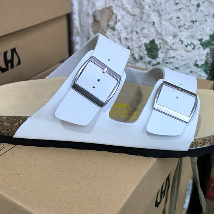 Leather Slippers Men's Summer New Sandals Outside Wear